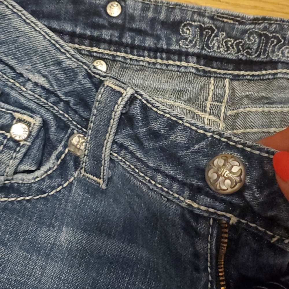 Miss me skinny jeans 👖  size 28 Inseam Measuring 31 Inches - Picture 8 of 10